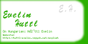 evelin huttl business card